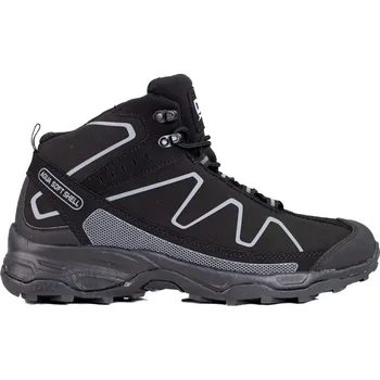 Pánská treková obuv Vysoké šněrovací pánské trekové boty DK - černá 2147B/G-M Velikost: 41