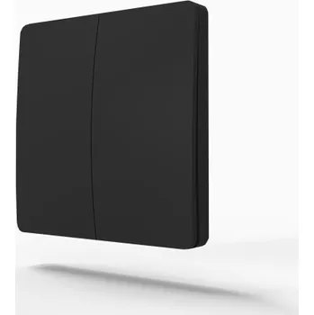 vypínač STRONG StrongLumio bezdrátový vypínač samonapájecí - černá, 2 tlačítka