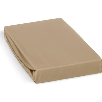 Prostěradlo Jersey prostěradlo 200x200cm, kapučíno