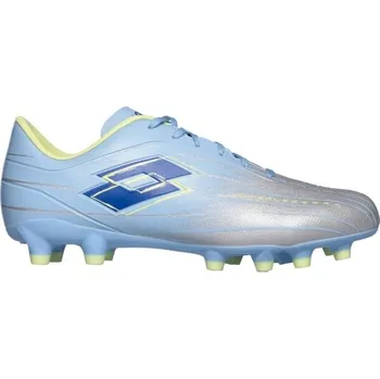 Kopačky Pánské lisovky Lotto SOLISTA 700 IX FG 9.5 Světle modrá, Šedá, Modrá, Žlutá