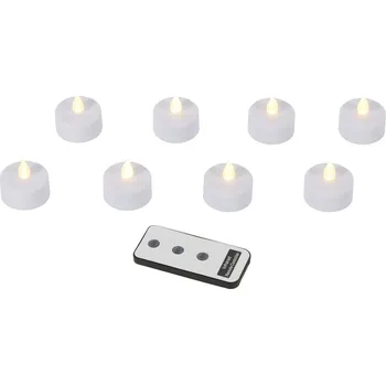 led svíčka Hilight LED svíčky v sadě 8 ks (výška 4 cm) – Hilight ID_1665394 bílá