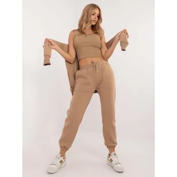 Tmavě béžová dámská základní souprava se zateplením