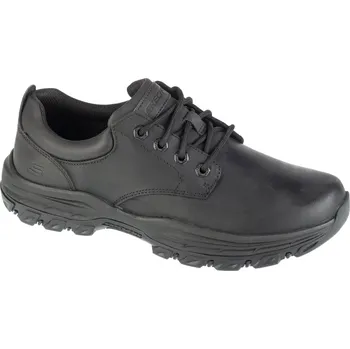 Pánské tenisky Černé pánské kožené tenisky Skechers Knowlson - Leland 204920-BBK Velikost: 42,5