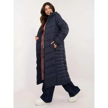 Sublevel dlouhá zimní bunda námořnicky modrá