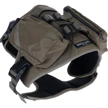 Postroj pro psa Nomad Tales taktický postroj pro psy M Tmavě zelená