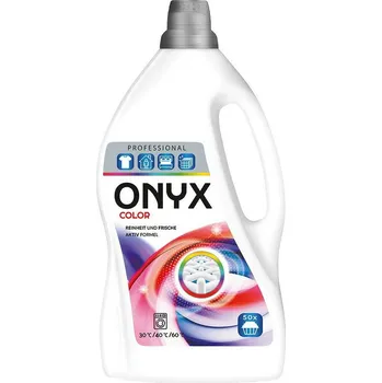 Prací gel Deluxe Enzo Onyx Professional Color Gel na praní bílého a barevného prádla XL 50 Pracích cyklů