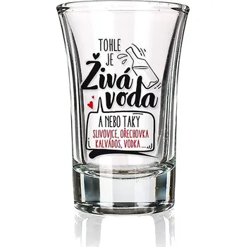 Sklenice Nekupto Vtipný panák Živá voda
