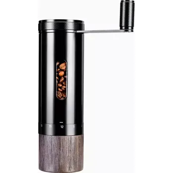 PORSCHE Coffee grinder Mlýnek ruční na kávu s dřevěnou nádobkou (Elegantní mlýnek na kávu od Porsche s výkonnými keramickými kameny.)