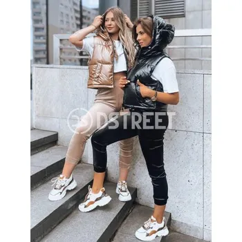 Dámská prošívaná vesta ASHE tmavě béžová