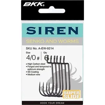 Rybářský háček BKK Háček SIREN Velikost 3/0 6 ks