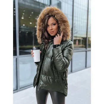 Dámská zimní prošívaná bunda SPARKLE zelená