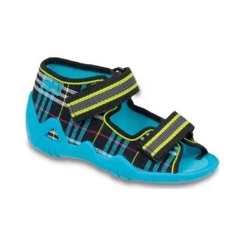 Chlapecké bačkory 250P013 20 - chlapecké sandálky Befado 2SZ modré S 250P013_20