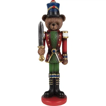 Clayre & Eef - Dekorativní figurka medvěda Louskáčka 6PR4334