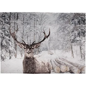 deka Clayre & Eef - Polyesterový pléd DEER KT060.143