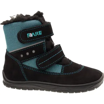 Chlapecká zimní obuv FARE BARE Fare FINKY zimní nepromokavé boty černé A5141212 A5141212 Velikost 23