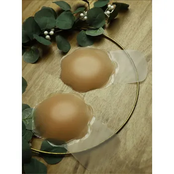 Nalepovací podprsenka - silikon květ L tělová