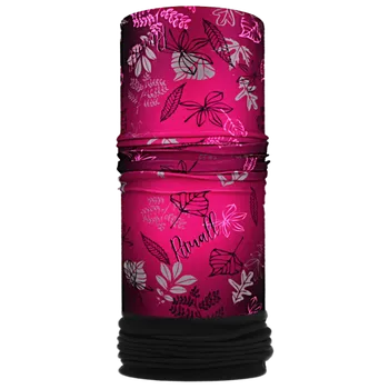 Nákrčník Rituall Nákrčník s flisem PODZIMNÍ LISTÍ, fuchsiová