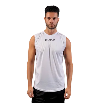 Pánské tričko tričko givova SMANICATO One bílá 0003 2XL