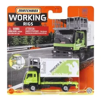 autíčko Letištní nákladní vůz s výtahem - Mattel Matchbox N3242