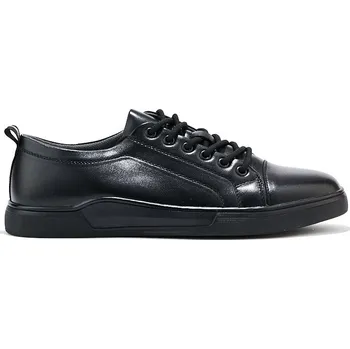 Pánské tenisky Pánské černé tenisky z ekologické kůže S53005B-M Velikost: 42