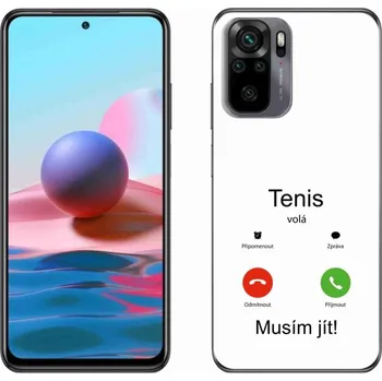 Pouzdro na mobilní telefon Gelový kryt mmCase na Xiaomi Poco M5s - tenis volá bílé pozadí