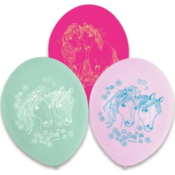 Balónek Amscan Latexové balónky - Nádherné koníky 6 ks