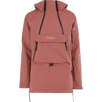 Dámská lyžařská/snowboardová bunda FUNDANGO HOOPER S Lososová, Černá