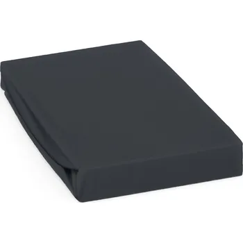 Prostěradlo Jersey prostěradlo na vysokou matraci (až 30cm), 90x200cm, na jednolůžko, tmavě šedé