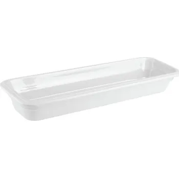 Sambonet Paderno Industrie GN PORCELÁNOVÉ Varianta: GN 1/2 PORCELÁN BÍLÝ HLADKÁ - 65 MM