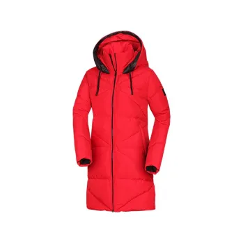 Dámská casual bunda Northfinder Kim red L; Červená bunda + DÁREK DLE VÝBĚRU!