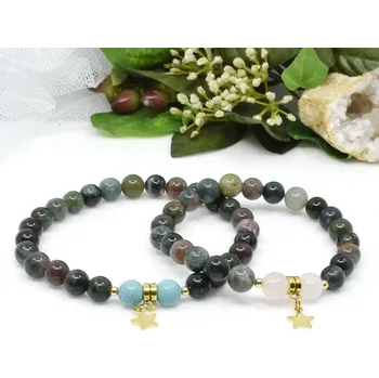 Náramek Mijabijoux Partnerské náramky z achátu MB00440