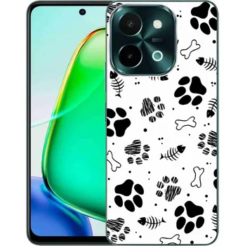 Kosmetika pro psa Gelový kryt mmCase na Vivo Y28 - psí tlapky 1