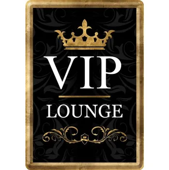 NOSTALGIC ART plechová pohlednice VIP Lounge