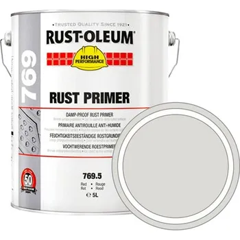 barva na kov Rust-Oleum základní antikorozní nátěr s obsahem rybího oleje na vlhké povrchy, světle šedý, RO.780.1