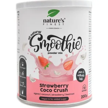 Fitness strava Natures Finest Smoothie strawberry coco crush 200g