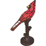 Clayre & Eef - Dekorativní stolní lampa Tiffany BIRD 5LL-6102R