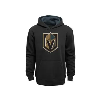 Chlapecká mikina Dětská Mikina NHL Outerstuff Vegas Golden Knights Prime Pullover Fleece (černá), Velikost 10-12 let (150 - 160 cm)