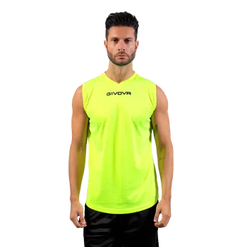 tričko givova SMANICATO One reflexně žlutá 0019 2XL