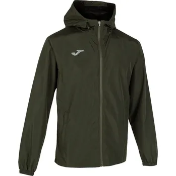 Pánská větrovka Tmavá khaki pánská sportovní bunda Joma Elite VII Rain Jacket 102235-473 Velikost: L