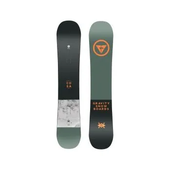 Snowboard Gravity Cosa 24/25 159 cm; Černá snowboard + DÁREK DLE VÝBĚRU!