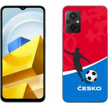 Pouzdro na mobilní telefon Gelový kryt mmCase na Xiaomi Poco M5 4G - fotbal Česko