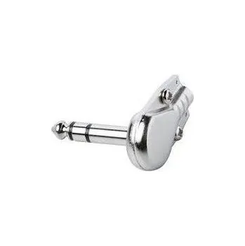 Síťový kabel Konektor JACK 6,3 stereo kovový úhlový