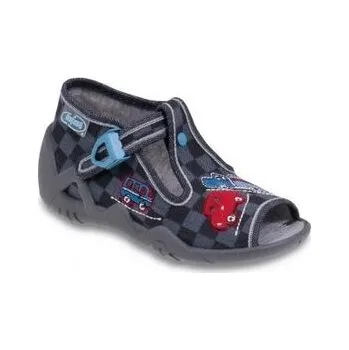 Chlapecké bačkory 217P050 20 - chlapecké sandálky Befado, auto S 217P050_20