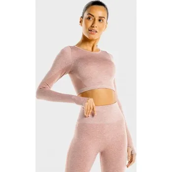 Sportovní Top Marl Seamless Crop Top Rose Gold - SQUATWOLF růžová XS