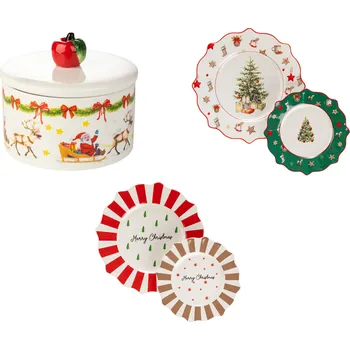 Dóza na potraviny LIVARNO home Sada servírovacích talířů, 2dílná / Dóza na cukroví