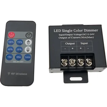 LED páska Bezdrátový stmívač pro jednobarevné LED pásky 12–24 V, 30 A