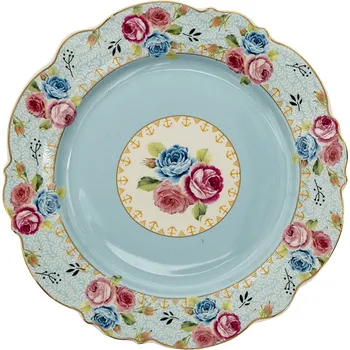 Talíř Clayre & Eef - Keramický dezertní talíř FLEUR D AMOUR 6CE1280