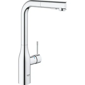 Vodovodní baterie GROHE 30432000 Baterie ACCENT L-výpusť s duální vytahovací sprškou chrom