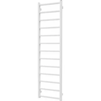 Těleso koupelnové trubkové Isan Fresh 1500 x 400 mm, 323 W, elektrické s regulátorem Mini PW, sněhově bílá RAL 9016