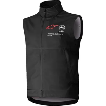 Pánská bunda ALPINESTARS vesta TECHSTAR SOFTSHELL dětská černá 2025 - XL